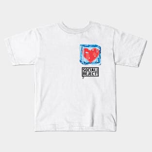 Cold Heart (Black) Kids T-Shirt